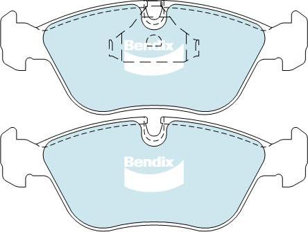 BENDIX DB1261 GCT - Kit de plaquettes de frein, frein à disque cwaw.fr