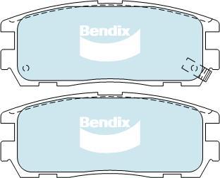 BENDIX DB1280 MKT - Kit de plaquettes de frein, frein à disque cwaw.fr