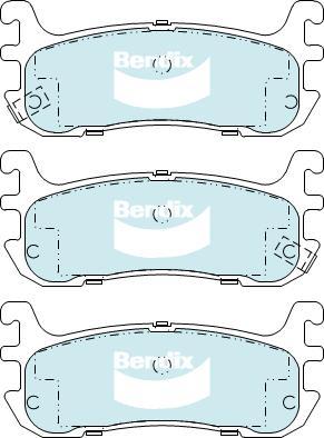 BENDIX DB1283 GCT - Kit de plaquettes de frein, frein à disque cwaw.fr