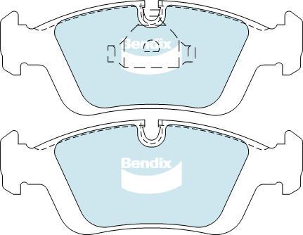 BENDIX DB1224 GCT - Kit de plaquettes de frein, frein à disque cwaw.fr