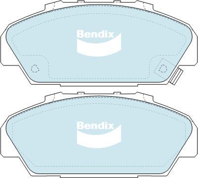 BENDIX DB1279 GCT - Kit de plaquettes de frein, frein à disque cwaw.fr