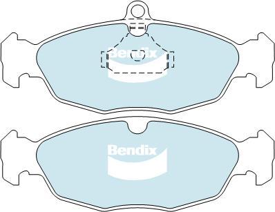 BENDIX DB1275 GCT - Kit de plaquettes de frein, frein à disque cwaw.fr