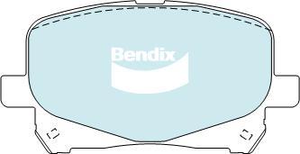 BENDIX DB1752 4WD - Kit de plaquettes de frein, frein à disque cwaw.fr