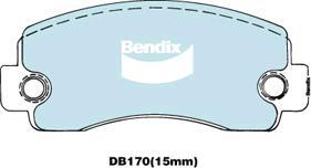 BENDIX DB170 GCT - Kit de plaquettes de frein, frein à disque cwaw.fr