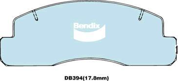 BENDIX DB394 GCT - Kit de plaquettes de frein, frein à disque cwaw.fr