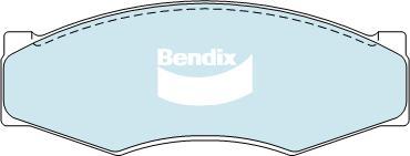 BENDIX DB340 4WD - Kit de plaquettes de frein, frein à disque cwaw.fr