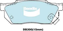 BENDIX DB300 GCT - Kit de plaquettes de frein, frein à disque cwaw.fr