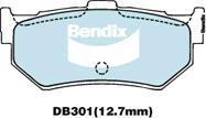 BENDIX DB301 GCT - Kit de plaquettes de frein, frein à disque cwaw.fr