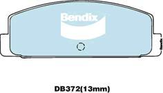 BENDIX DB372 GCT - Kit de plaquettes de frein, frein à disque cwaw.fr