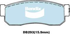 BENDIX DB293 GCT - Kit de plaquettes de frein, frein à disque cwaw.fr