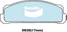 BENDIX DB29 GCT - Kit de plaquettes de frein, frein à disque cwaw.fr