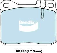 BENDIX DB243 GCT - Kit de plaquettes de frein, frein à disque cwaw.fr