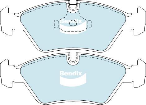 BENDIX DB256 GCT - Kit de plaquettes de frein, frein à disque cwaw.fr