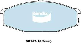 BENDIX DB267 GCT - Kit de plaquettes de frein, frein à disque cwaw.fr