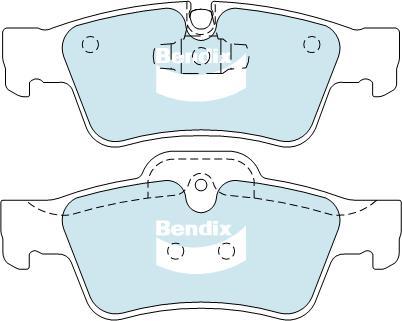 BENDIX DB2049 4WD - Kit de plaquettes de frein, frein à disque cwaw.fr