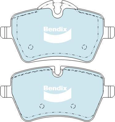 BENDIX DB2052 EURO+ - Kit de plaquettes de frein, frein à disque cwaw.fr