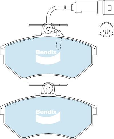 BENDIX DB2069 GCT - Kit de plaquettes de frein, frein à disque cwaw.fr