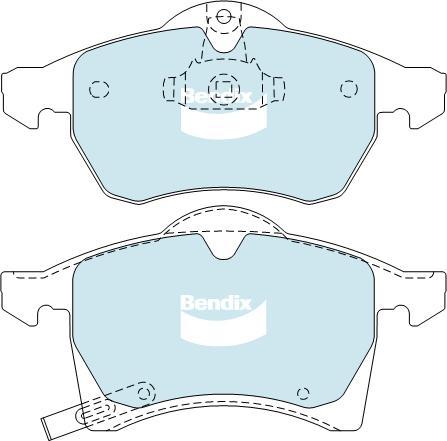 BENDIX DB2066 GCT - Kit de plaquettes de frein, frein à disque cwaw.fr