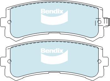 BENDIX DB2060 GCT - Kit de plaquettes de frein, frein à disque cwaw.fr