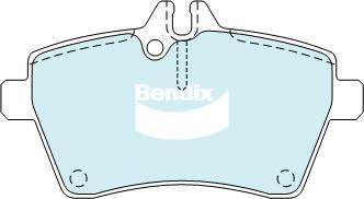 BENDIX DB2019 EURO+ - Kit de plaquettes de frein, frein à disque cwaw.fr