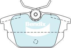 BENDIX DB2010 EURO+ - Kit de plaquettes de frein, frein à disque cwaw.fr