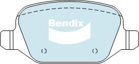 BENDIX DB2039 EURO+ - Kit de plaquettes de frein, frein à disque cwaw.fr