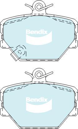 BENDIX DB2030 GCT - Kit de plaquettes de frein, frein à disque cwaw.fr