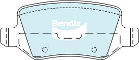 BENDIX DB2020 EURO+ - Kit de plaquettes de frein, frein à disque cwaw.fr