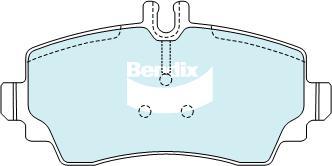 BENDIX DB2021 EURO+ - Kit de plaquettes de frein, frein à disque cwaw.fr