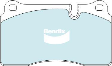 BENDIX DB2073 4WD - Kit de plaquettes de frein, frein à disque cwaw.fr