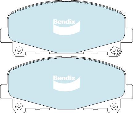 BENDIX DB2118 GCT - Kit de plaquettes de frein, frein à disque cwaw.fr