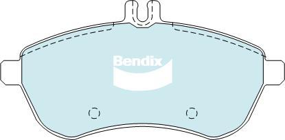 BENDIX DB2181 EURO+ - Kit de plaquettes de frein, frein à disque cwaw.fr