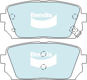 BENDIX DB2175 4WD - Kit de plaquettes de frein, frein à disque cwaw.fr