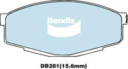 BENDIX DB281 GCT - Kit de plaquettes de frein, frein à disque cwaw.fr