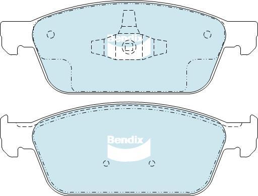 BENDIX DB2353 GCT - Kit de plaquettes de frein, frein à disque cwaw.fr