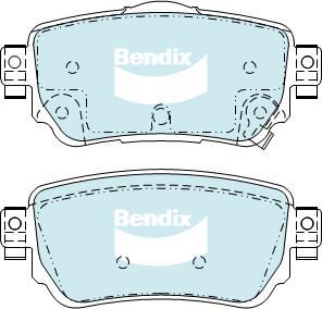 BENDIX DB2357 4WD - Kit de plaquettes de frein, frein à disque cwaw.fr