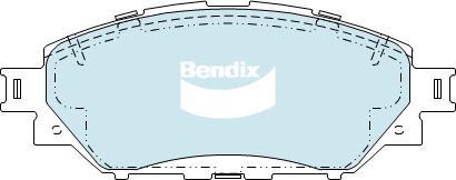 BENDIX DB2369 4WD - Kit de plaquettes de frein, frein à disque cwaw.fr