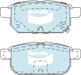 BENDIX DB2364 GCT - Kit de plaquettes de frein, frein à disque cwaw.fr