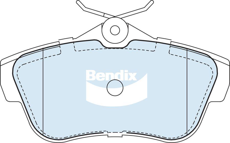 BENDIX DB2327 MKT - Kit de plaquettes de frein, frein à disque cwaw.fr