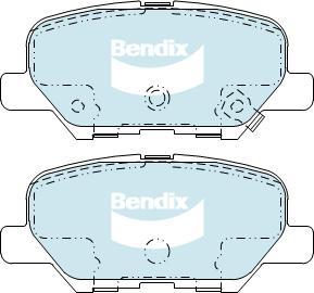 BENDIX DB2294 GCT - Kit de plaquettes de frein, frein à disque cwaw.fr