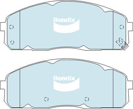 BENDIX DB2249 GCT - Kit de plaquettes de frein, frein à disque cwaw.fr