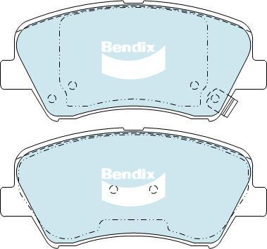 BENDIX DB2240 GCT - Kit de plaquettes de frein, frein à disque cwaw.fr