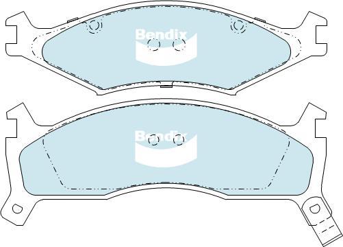 BENDIX DB2248 GCT - Kit de plaquettes de frein, frein à disque cwaw.fr