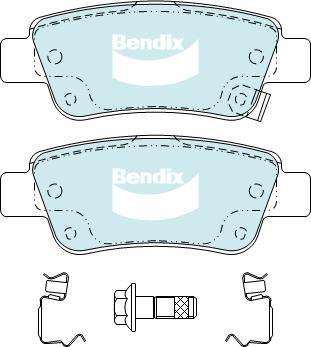 BENDIX DB2256 GCT - Kit de plaquettes de frein, frein à disque cwaw.fr