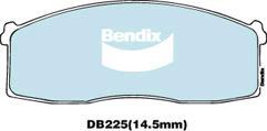 BENDIX DB225 GCT - Kit de plaquettes de frein, frein à disque cwaw.fr