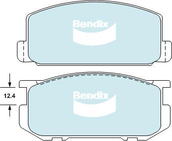 BENDIX DB226 GCT - Kit de plaquettes de frein, frein à disque cwaw.fr