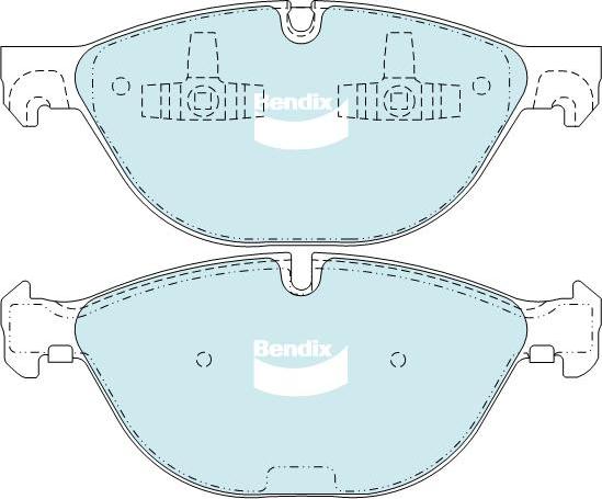 BENDIX DB2209 GCT - Kit de plaquettes de frein, frein à disque cwaw.fr