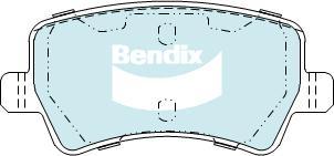 BENDIX DB2234 EURO+ - Kit de plaquettes de frein, frein à disque cwaw.fr