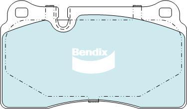 BENDIX DB2228 4WD - Kit de plaquettes de frein, frein à disque cwaw.fr