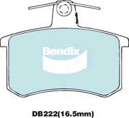 BENDIX DB222 GCT - Kit de plaquettes de frein, frein à disque cwaw.fr